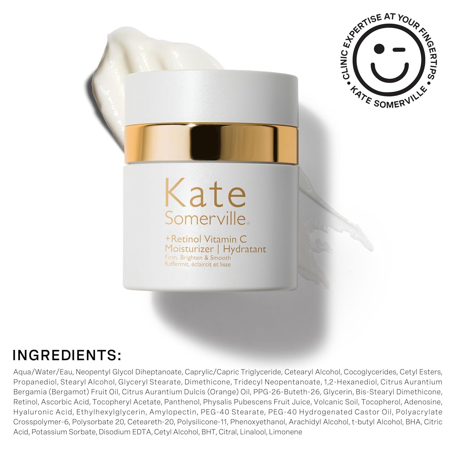 Kate Somerville Retinol Vitamin C Moisturizer – Anti-Aging Overnight Face Cream Brightens, Firms and Smooth Skin, 1.7 Fl Oz - Image 9