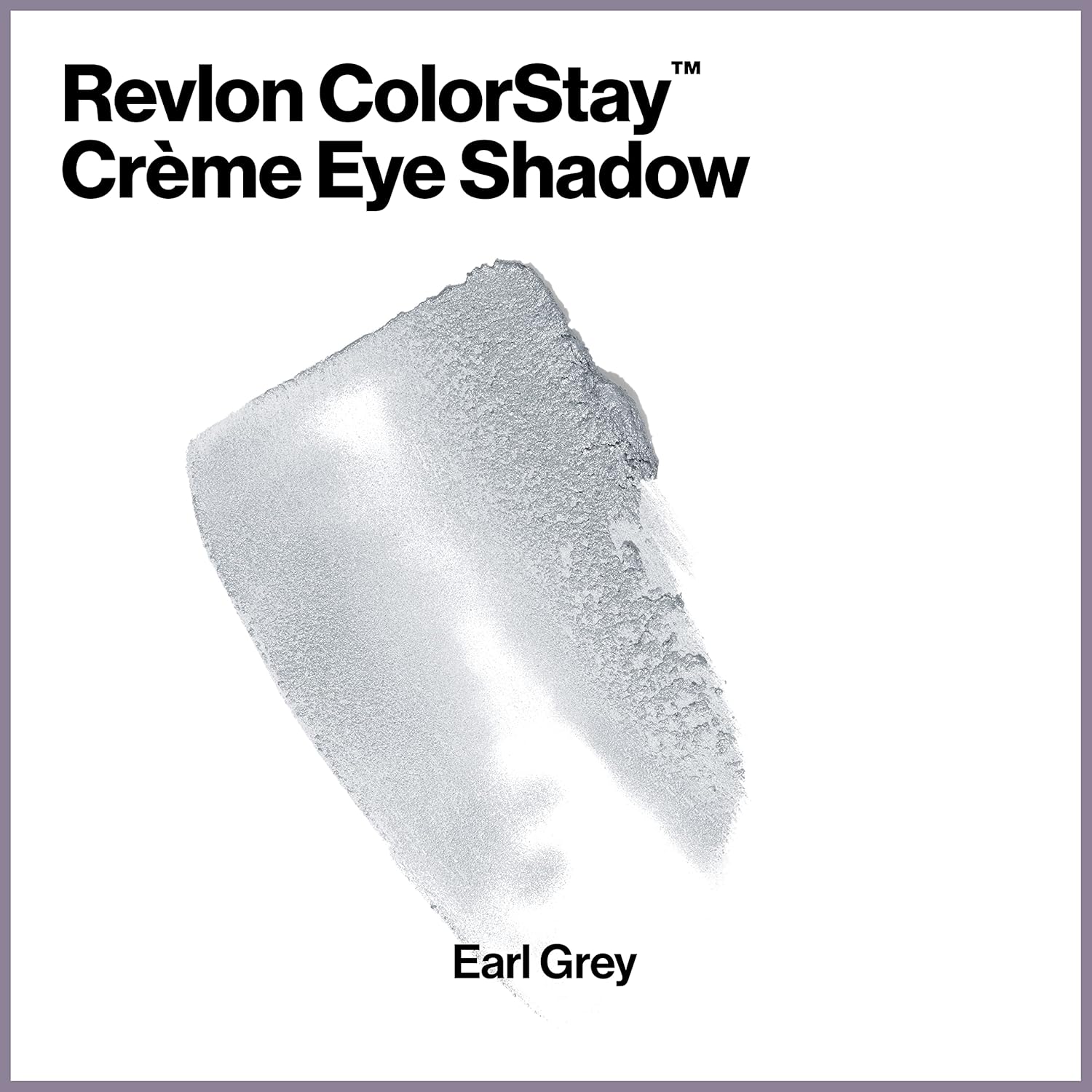 REVLON Colorstay Creme Eye Shadow, Longwear Blendable Matte or Shimmer Eye Makeup with Applicator Brush in Silver, Earl Grey (760), 0.18 Ounce (Pack of 1) - Image 3