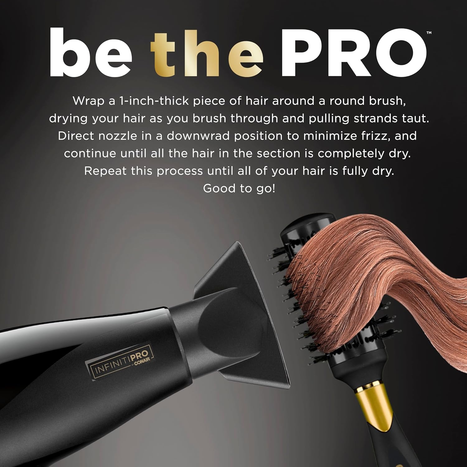 INFINITIPRO by CONAIR ArteBella Hair Dryer | Italian Performance Hair Dryer with Diffuser | Luxurious Experience and Ultra-Fast Drying Power Hair Blow Dryer - Image 6