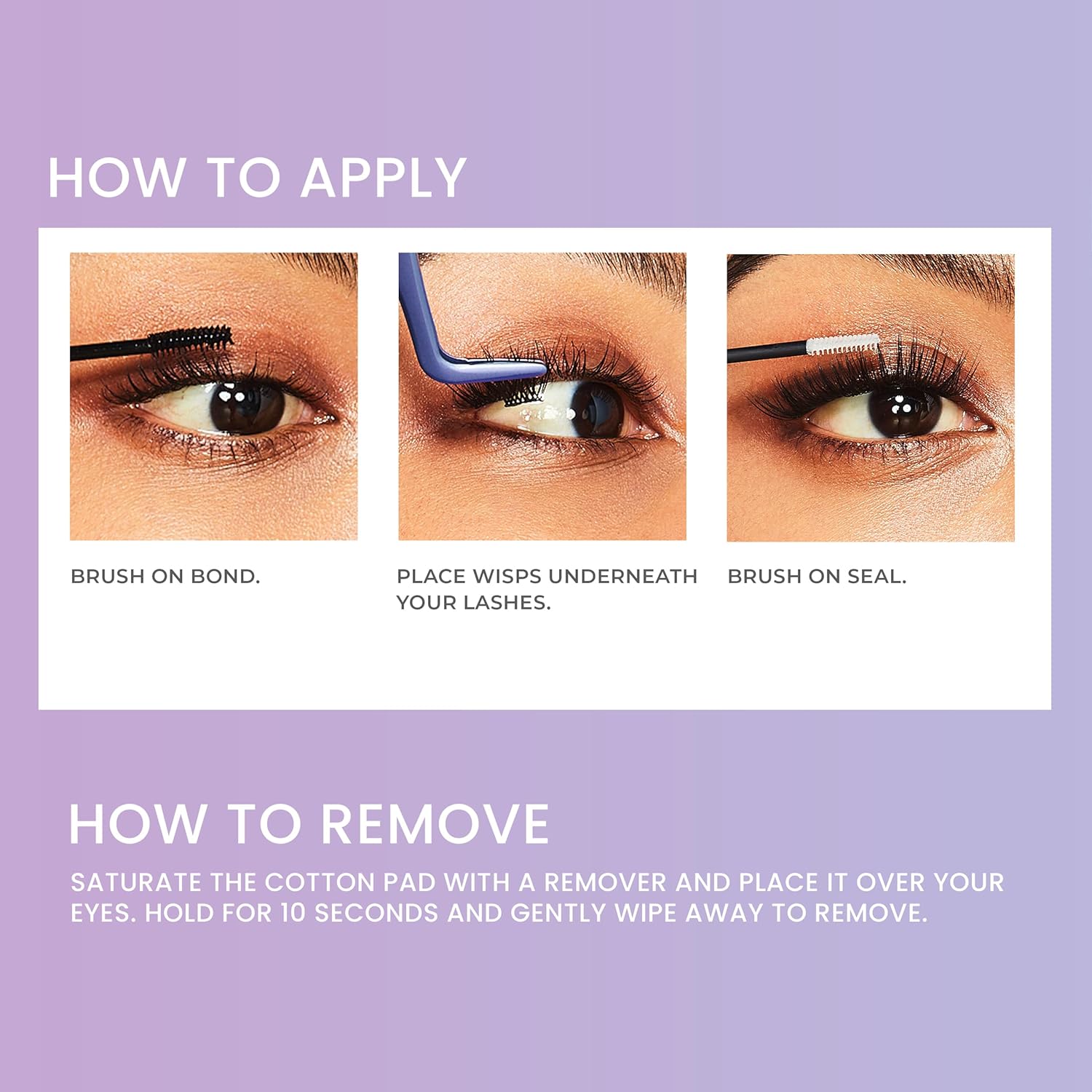 KISS Falscara DIY Eyelash Extension Remover with Natural Rosewater – Gentle Soothing Nourishing Eye Cleanser for Removal of Artificial False Synthetic Eyelashes, Lash Wisps, and Bond & Seal Adhesive - Image 2