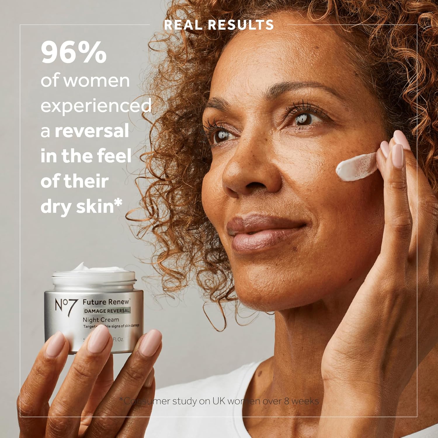 No7 Future Renew Peptide Technology Damage Reversal Night Cream for Women 1.69 Oz - Image 3
