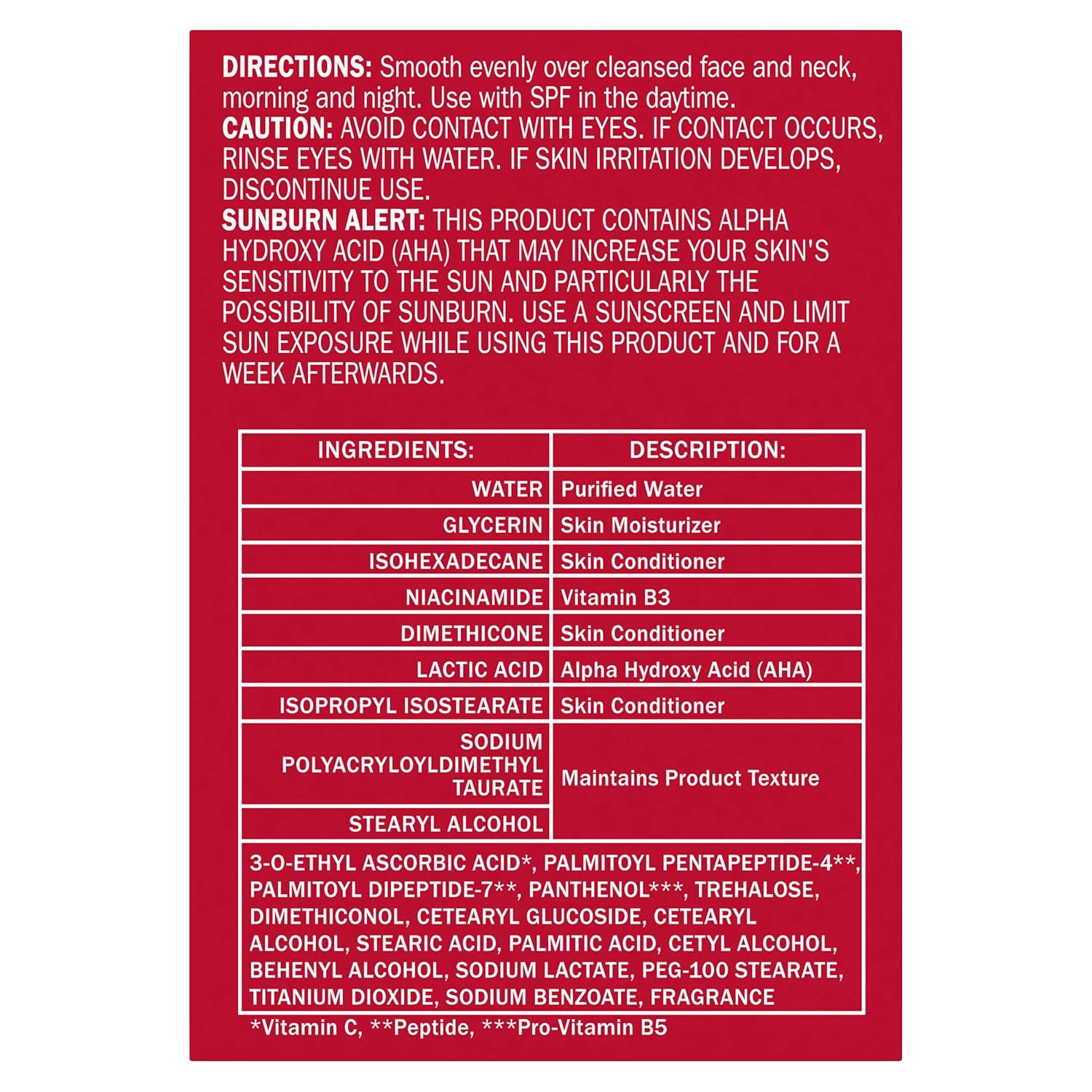 Olay Vitamin C MAX Face Moisturizer, Brightening Cream for Women, Hydrating, Evens Tone, Dark Spot & Hyperpigmentation Reduction, Glowing Skin Care - Niaciniamide, Peptides 1.7 Oz - Image 8