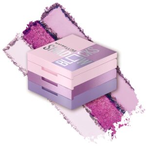 Maybelline New York Shadow Blocks Shadow Blocks Eyeshadow Palette, Stacked Eye Shadow Trio, Broadway & Prince St, 0.08 oz