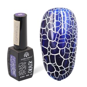 Crackle Gel Nail Polish - Captivating Cracked Effects - 12 Long-Lasting, High-Shine Colors - 8ml, Salon-Quality Manicure at Home - (09, 8ml)