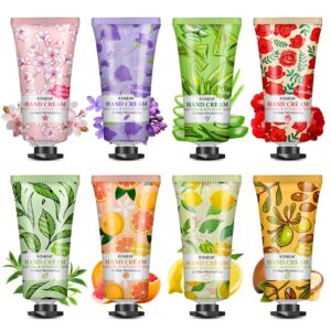 8 Pack Hand Cream Set For Women, Bridesmaid Gifts, Wedding Favors, Bulk Hand Lotion Travel Size for Dry Cracked Hands, Moisturizing Hand Cream for Thank You Gifts and Birthday Gifts