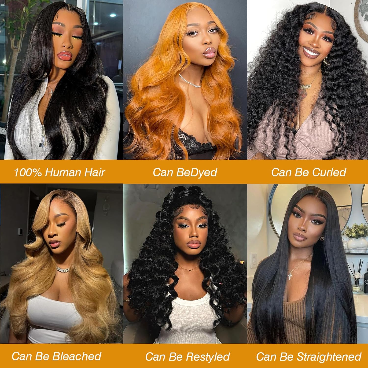 12A Human Hair Bundles 22 24 26 Inch Body Wave Bundles Human Hair 100% Unprocessed Brazilian Virgin Hair Quick Weave Extensions Natural Black - Image 3