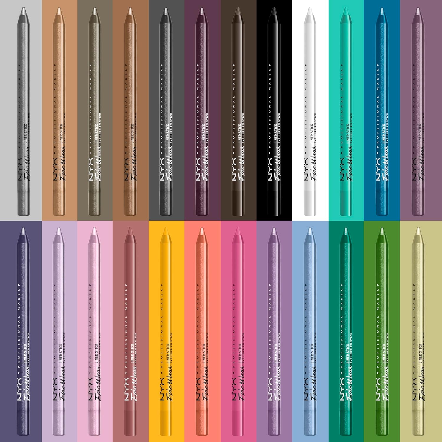 NYX PROFESSIONAL MAKEUP Epic Wear Liner Stick, Long-Lasting Eyeliner Pencil - Pitch Black - Image 6
