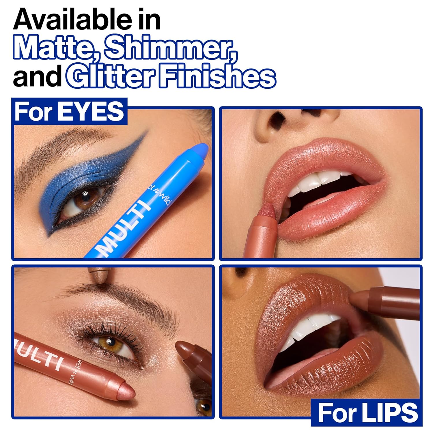 wet n wild Color Icon Cream Eyeliner Eyeshadow Multi-Stick, Moisturizing, Nourishing Velvety Cream-to-Powder Buildable & Blendable Formula, Cruelty-Free & Vegan - Blue Lah Lah - Image 5