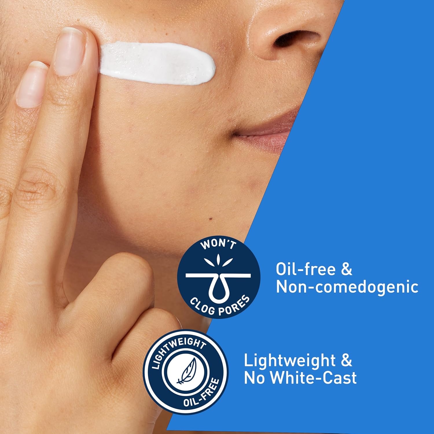 CeraVe Ultra-Light Moisturizing Lotion With SPF 30, Daily Face Moisturizer with SPF, Formulated with Hyaluronic Acid & Ceramides, Broad Spectrum SPF, Oil Free, Matte Finish, 1.7 Ounce - Image 5