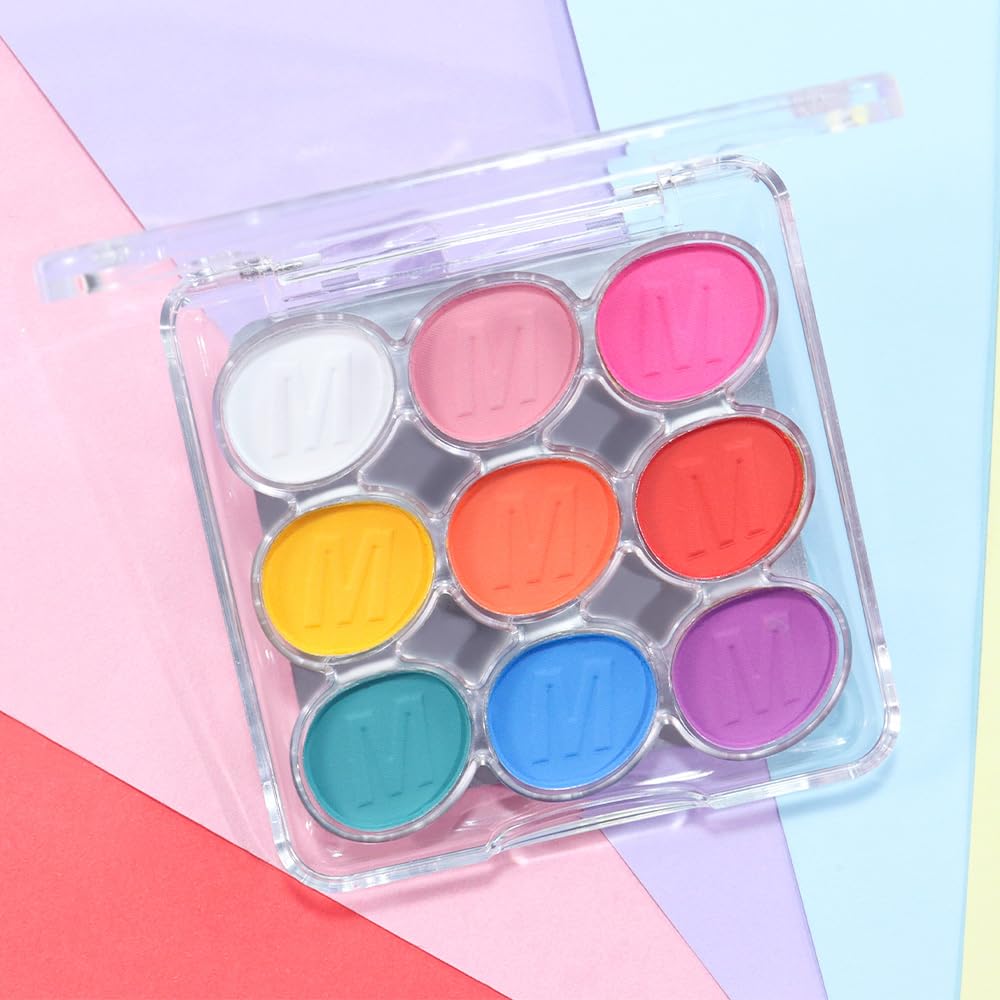 9-Color Waterproof Eyeshadow Palette with Matte Shimmer Shades for Makeup - Image 7