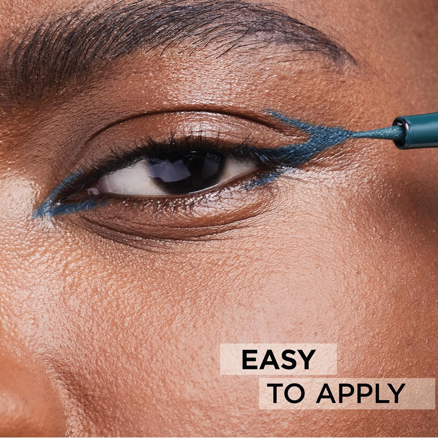 L'Oreal Paris Cosmetics Paris Makeup Infallible Grip Precision Felt Eyeliner, Smudge Resistant, Long Lasting Waterproof Eyeliner, Blue, Blue, 0.03 fl oz - Image 3