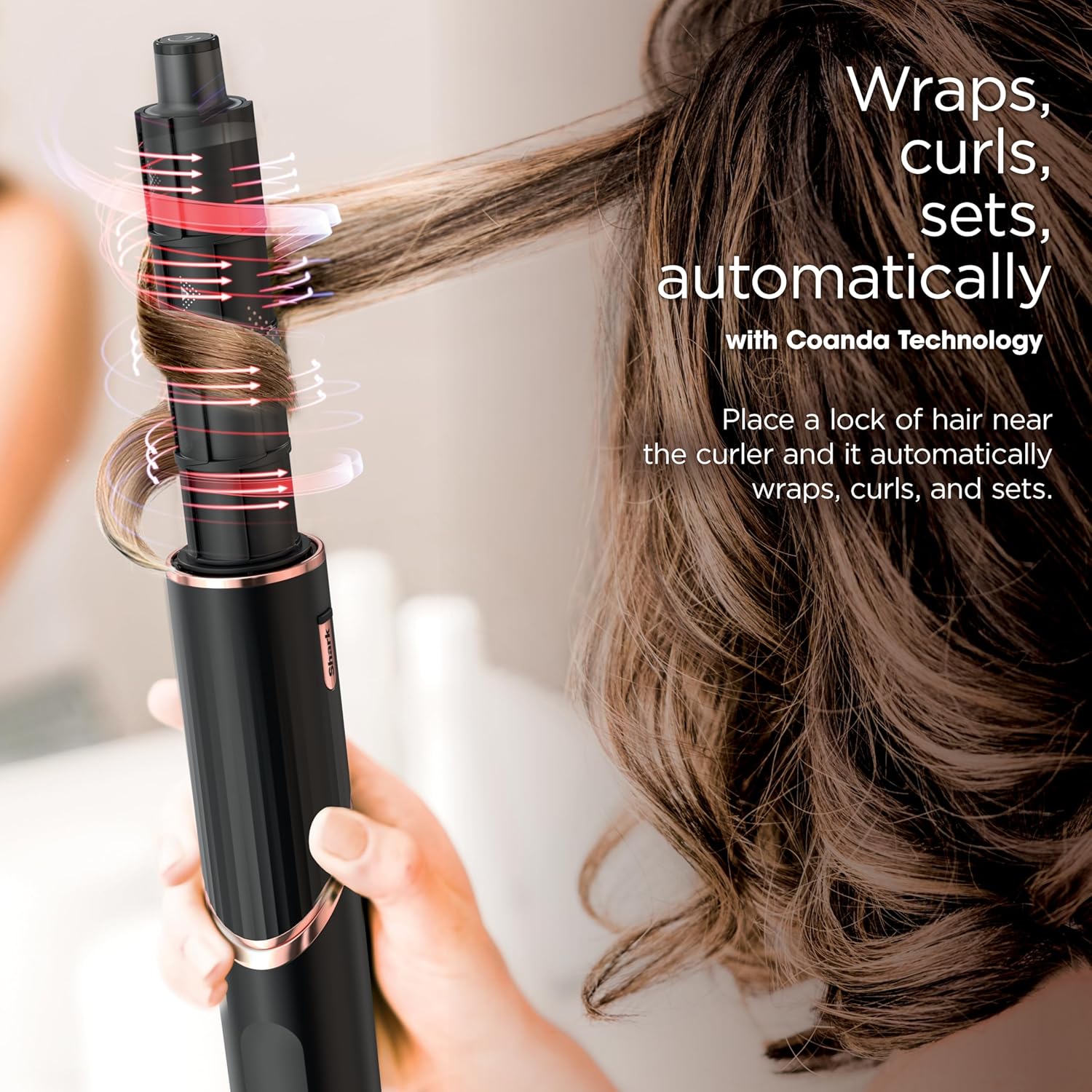 Shark FlexStyle Hair Dryer & Powerful Styling System with 6-Piece Hair Styling Tools, Paddle Brush, Curl-Defining Hair Diffuser, Auto-Wrap Curlers, Styling Concentrator, Oval Brush &, Black, HD440BK - Image 11