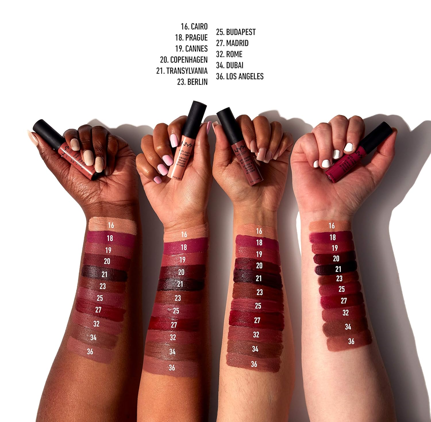 NYX PROFESSIONAL MAKEUP Soft Matte Lip Cream, Lightweight Liquid Lipstick - Cairo (Matte Pure Nude) - Image 5