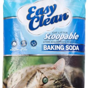 Pestell Easy Clean Clumping Cat Litter with Baking Soda, 40-Pound