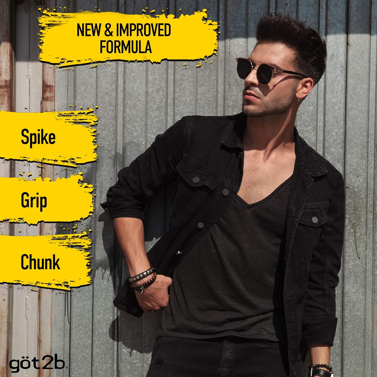 Got2B Glued Styling Spiking Hair Gel 2 - 6 oz tubes + 1 Travel 1.25 oz tube - Image 4