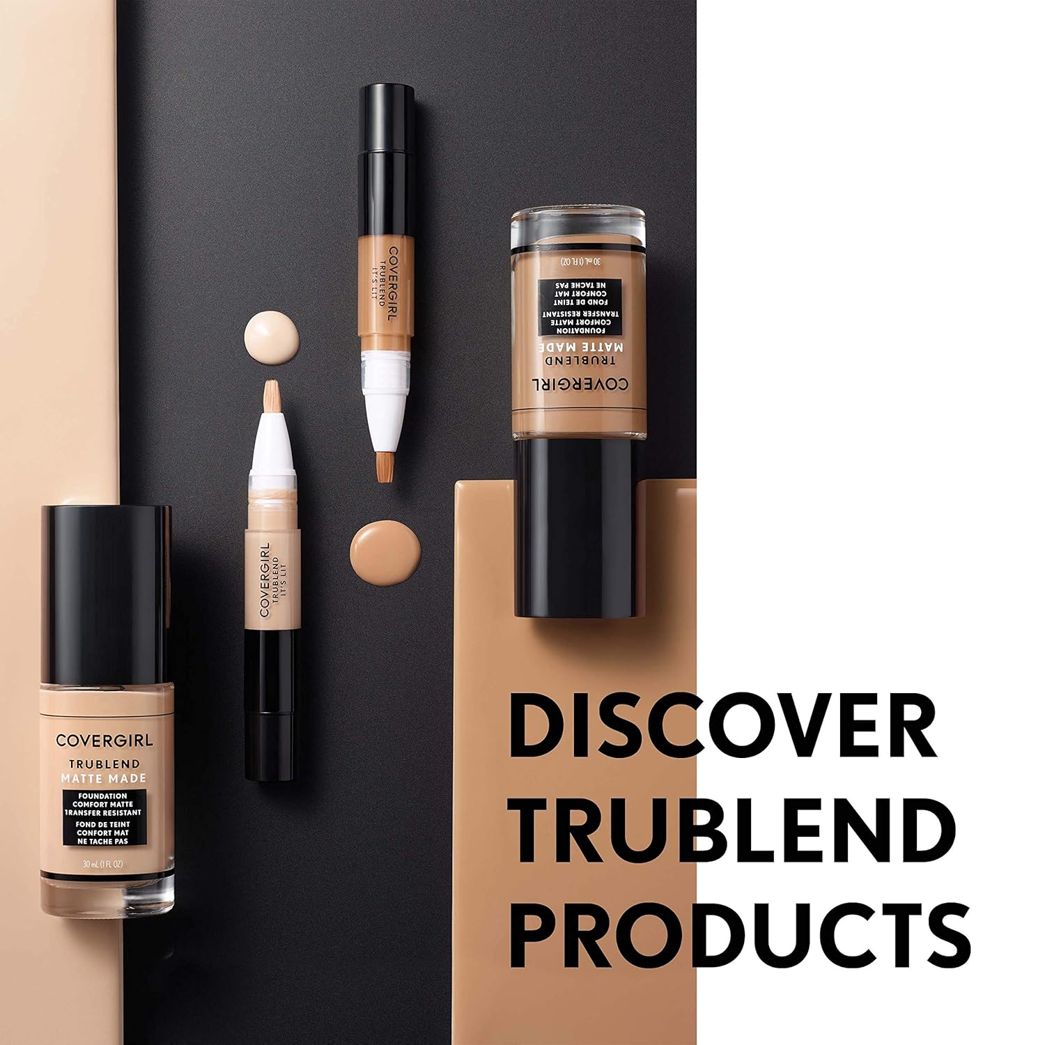 COVERGIRL TruBlend Matte Made Liquid Foundation, Classic Ivory, 1 Fl Oz (Pack of 1) - Image 12