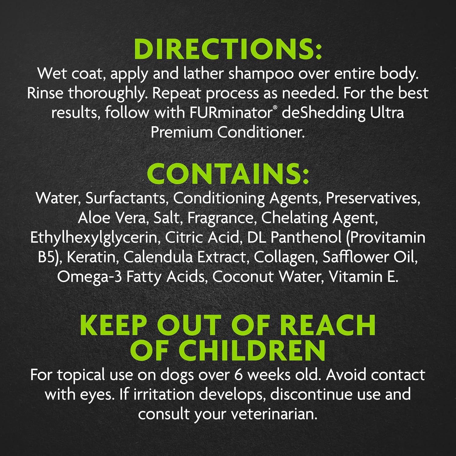 FURminator Ultra Premium deShedding Shampoo for Dogs Helps Reduce Excess Shedding, 16 oz - Image 3
