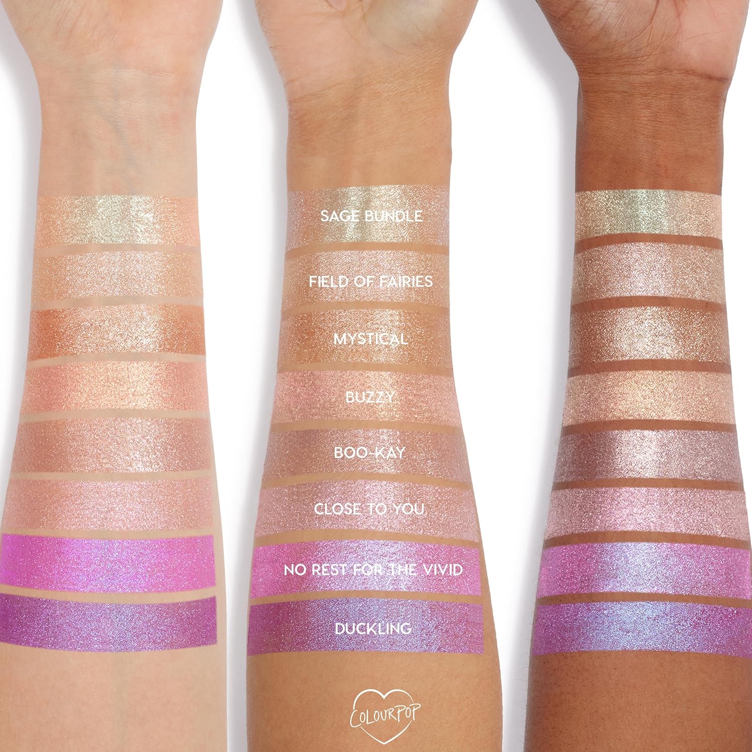 ColourPop Jelly Much Gel Eyeshadow - Glitter Eyeshadow with a Water-Based Gel Formula - Provides Intense Color Payoff with Minimized Creasing & Fading - Field of Fairies (0.23 oz) - Image 4