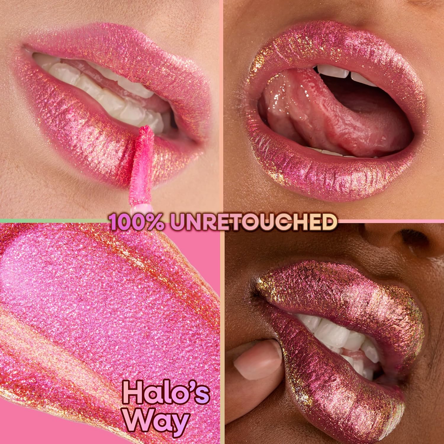 wet n wild Chameleon Chrome Lip Foil, Bold Light-Reflecting Pigments, Multidimensional Shine, Non-Sticky Smooth Formula,Vegan & Cruelty-Free - Halo's Way - Image 3