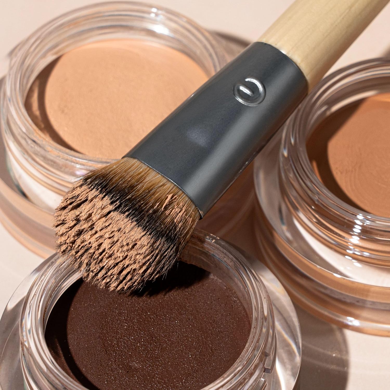 EcoTools Precision Concealer Makeup Brush, For Concealing Under Eyes & Imperfections, Sculpt Skin, Works With Liquid & Cream Makeup, Synthetic Bristles, Cruelty-Free & Vegan, 1 Count - Image 8