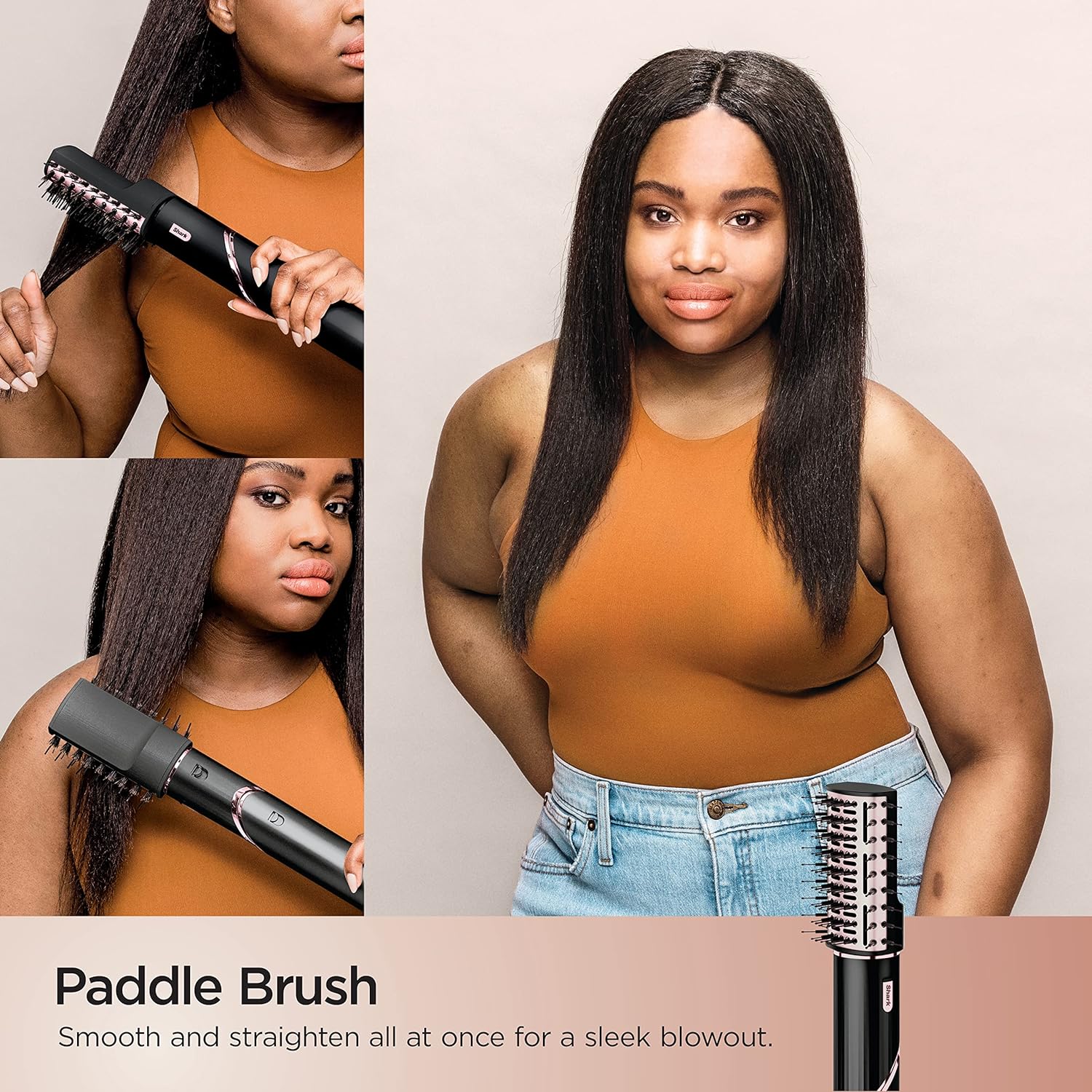 Shark FlexStyle Hair Dryer & Powerful Styling System with 6-Piece Hair Styling Tools, Paddle Brush, Curl-Defining Hair Diffuser, Auto-Wrap Curlers, Styling Concentrator, Oval Brush &, Black, HD440BK - Image 4