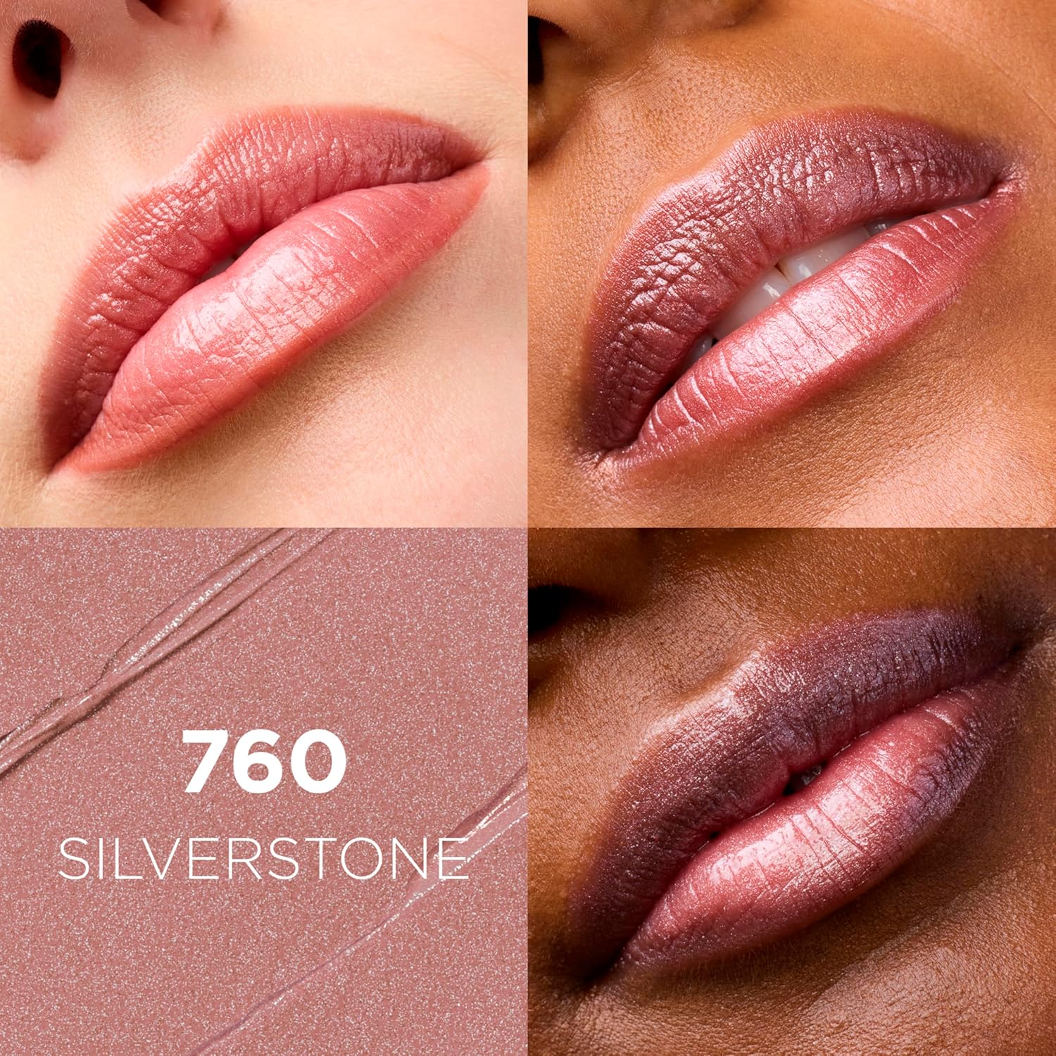 LβOrΓ©al Paris Colour Riche Original Creamy, Hydrating Satin Lipstick with Argan Oil and Vitamin E, Silverstone , 1 Count - Image 2