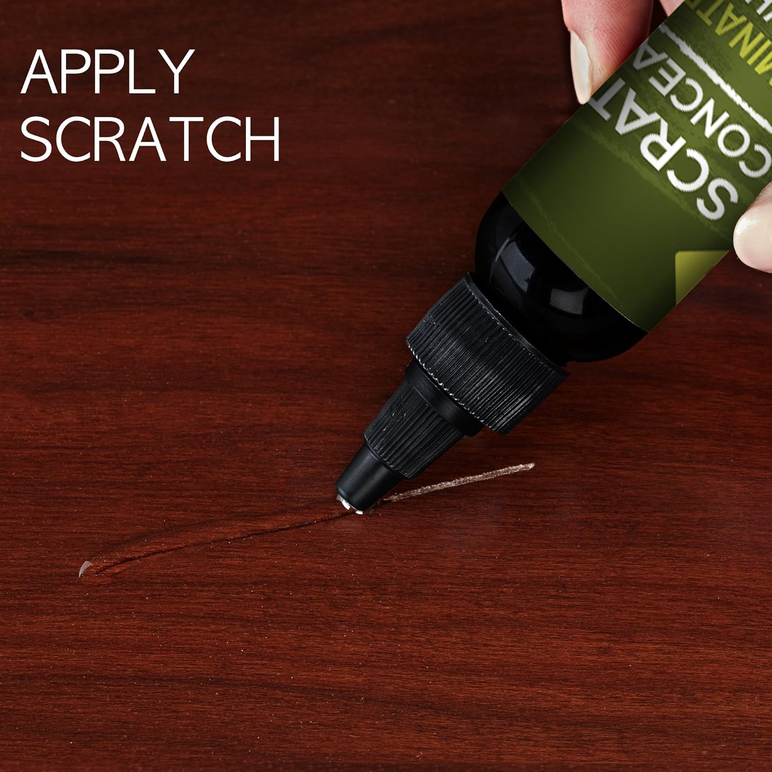 WearMax® Hardwood Flooring Scratch Repair Touch up & Remover for Eliminating White Lines from Wood Floors, Clear - Image 3