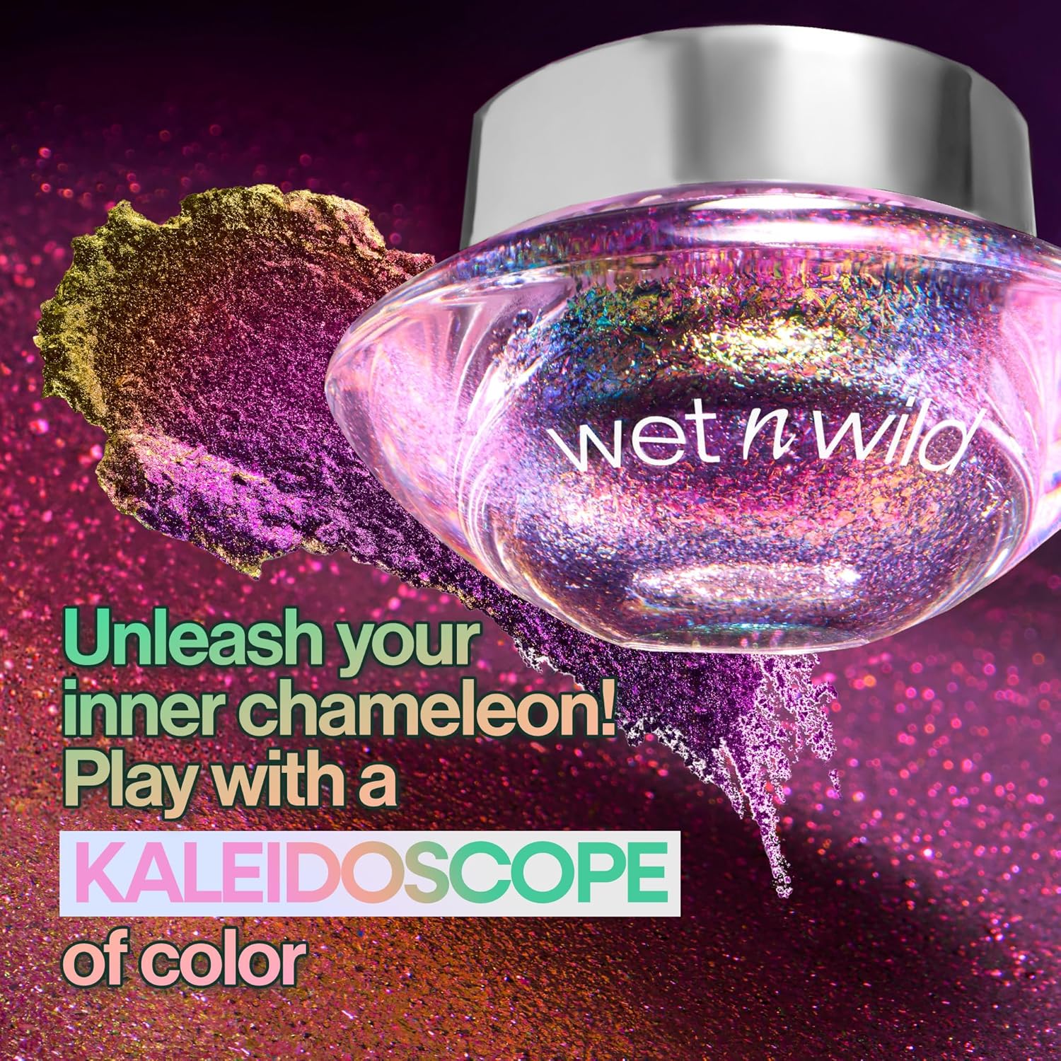 wet n wild Chameleon Chrome Eyeshadow Foil, Multi-Chromatic Light-Reflecting Pigments, Self-Adhering & High-Impact Color, Long-Lasting & Blendable Formula, Cruelty-Free & Vegan - Matrix Moves - Image 2