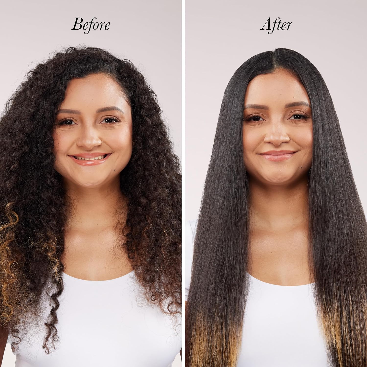 L'ANGE HAIR Le Duo Grande 360° Airflow Styler | 2-in-1 Curling Wand & Titanium Flat Iron Professional Hair Straightener and Curler with Cooling Air Vents to Lock in Style | Adjustable Temp (Blush) - Image 6