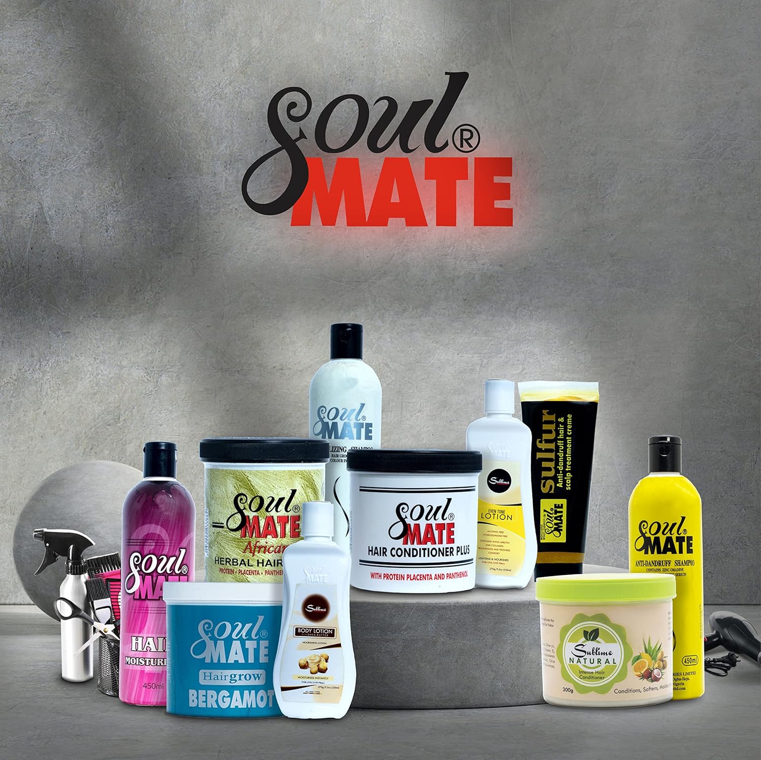 SOUL MATE Sulfur Anti-dandruff Hair Cream With Menthol (5.9oz) | Fast Relief With Herbal Extract | Scalp Treatment For Dry Itchy Scalp | Dandruff Free Hair Moisturizer - Image 9