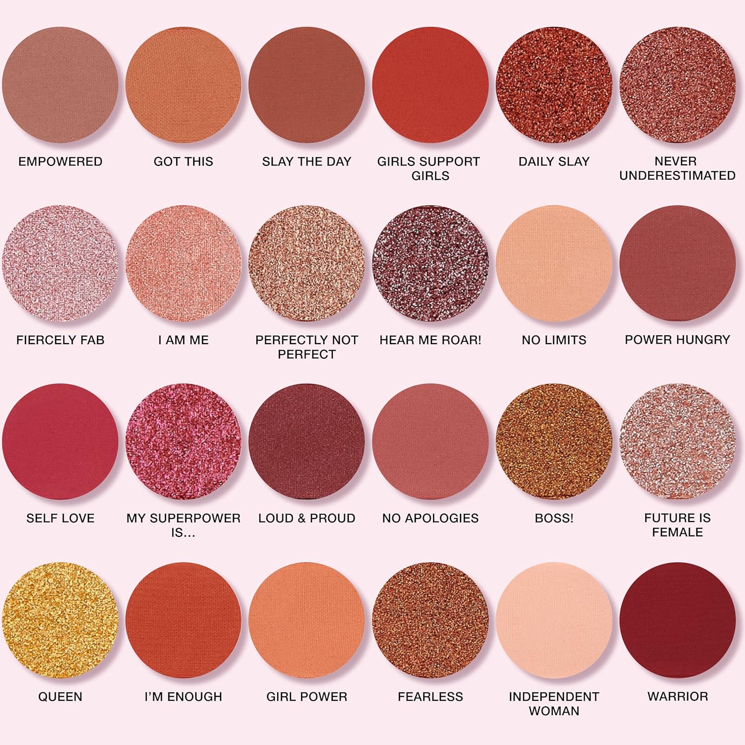 CiatΓ© London I Am Woman Eyeshadow Palette, 24 Creamy and Highly-Pigmented Shades - Image 3
