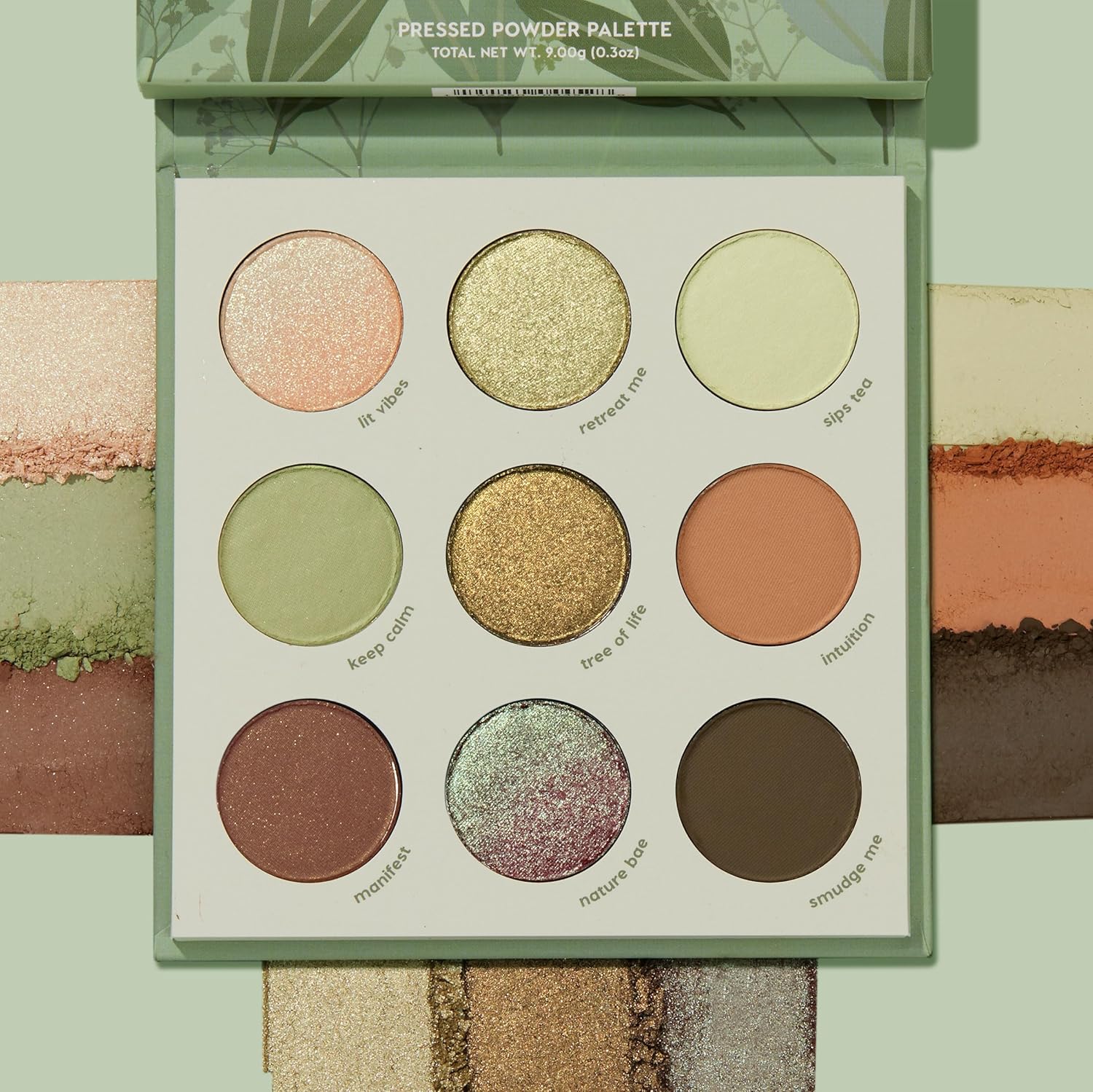 ColourPop Sage the Day Eyeshadow Palette - Sage & Olive Palette with Metallic and Matte Finishes - High-Pigment Eye Makeup with a Long-Wearing Formula (0.3 oz) - Image 2