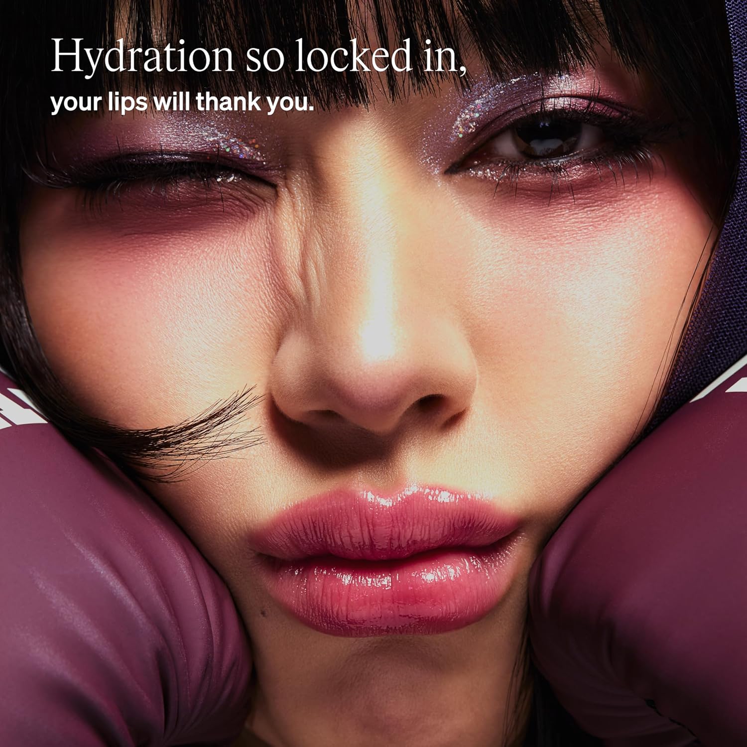 LipLock Jelly Serum for Dry Lips, Long-Lasting, Hydrating, Plumping, Glossy Mask with Rose PDRN, Carrot Collagen, Pillow Peptide, Moisturizing Tinted Lip Balm. (Grape Crush) - Image 4