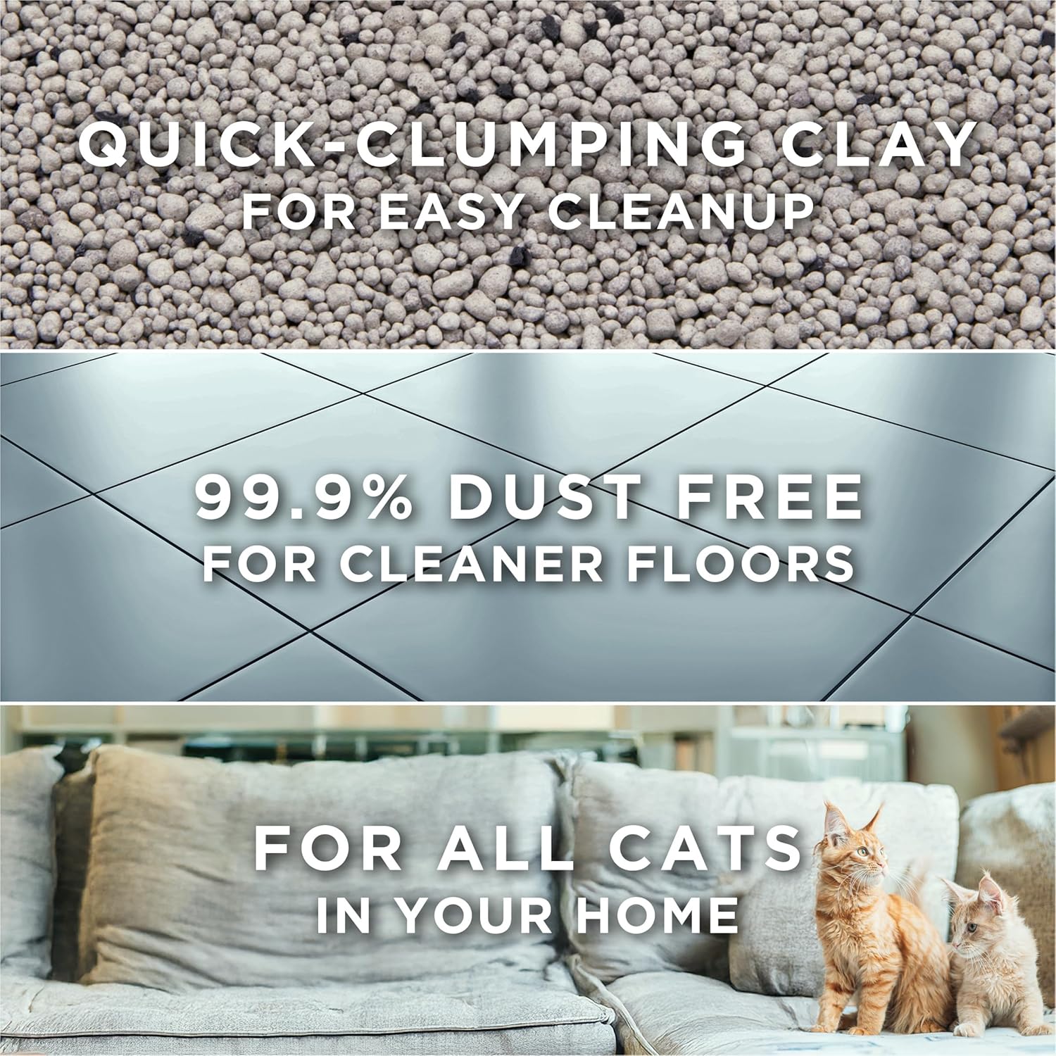 Purina Tidy Cats Free and Clean Unscented Cat Litter - 38 lb. Box - Image 4