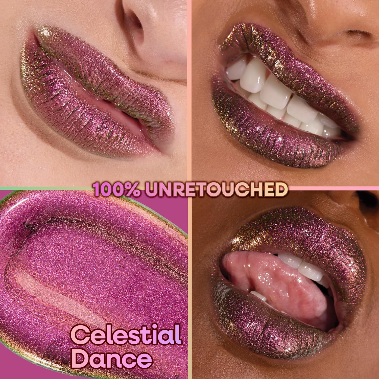 wet n wild Chameleon Chrome Lip Foil, Bold Light-Reflecting Pigments, Multidimensional Shine, Non-Sticky Smooth Formula,Vegan & Cruelty-Free - Halo's Way - Image 4