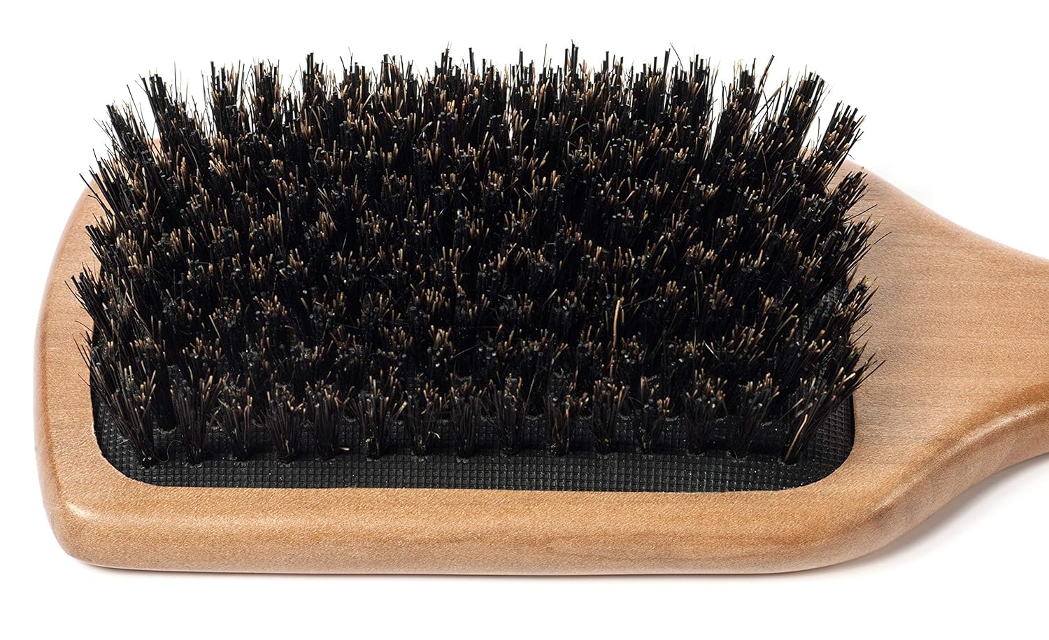GranNaturals Boar Bristle Smoothing Hair Brush for Women and Men - Medium/Soft Bristles - Natural Wooden Large Flat Square Paddle Hairbrush for Fine, Thin, Straight, Long, or Short Hair - Image 2