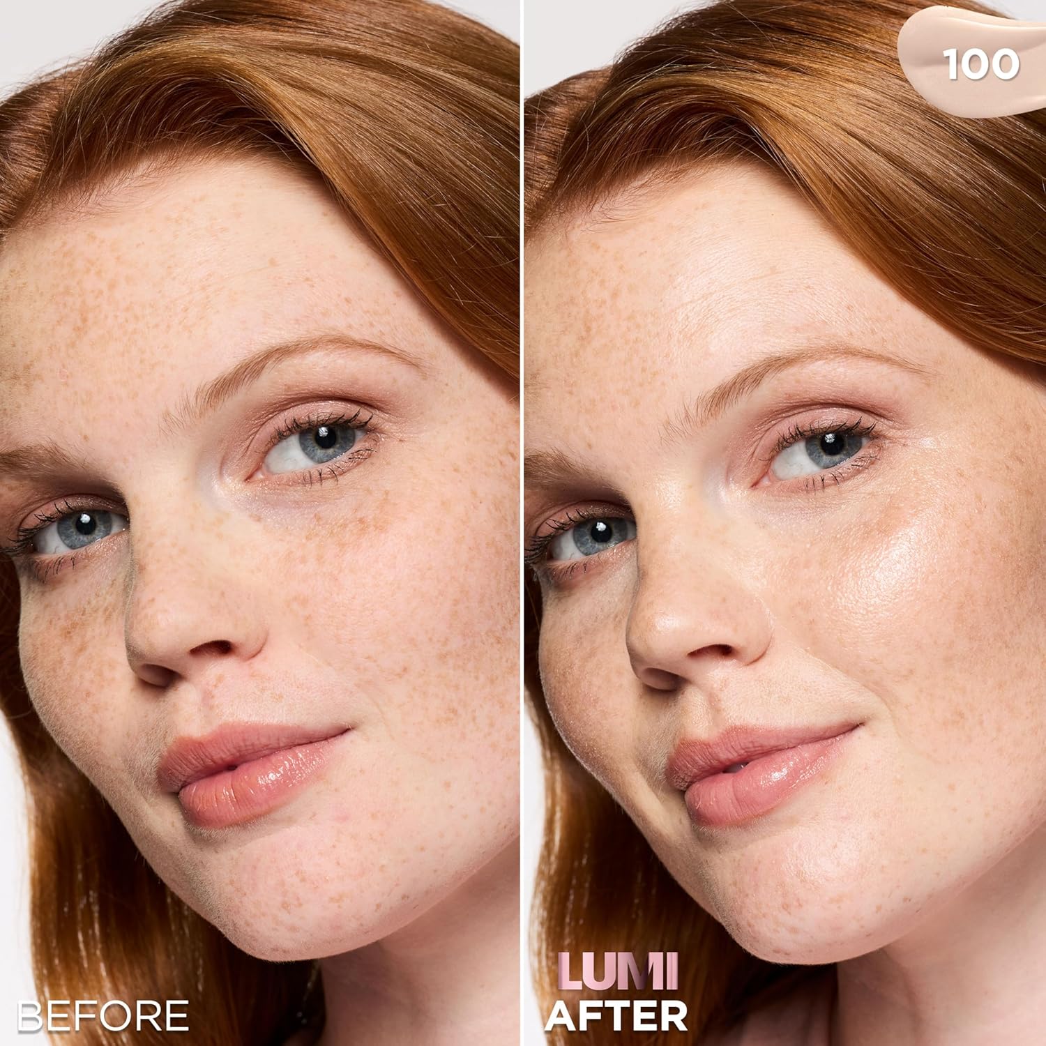 L'Oreal Paris Lumi Le Glow Skin Tint, Lightweight Water-Based Tinted Serum with Foundation-Like Coverage, Glow Illuminator, Cool 100, 0.85 Fl Oz - Image 2