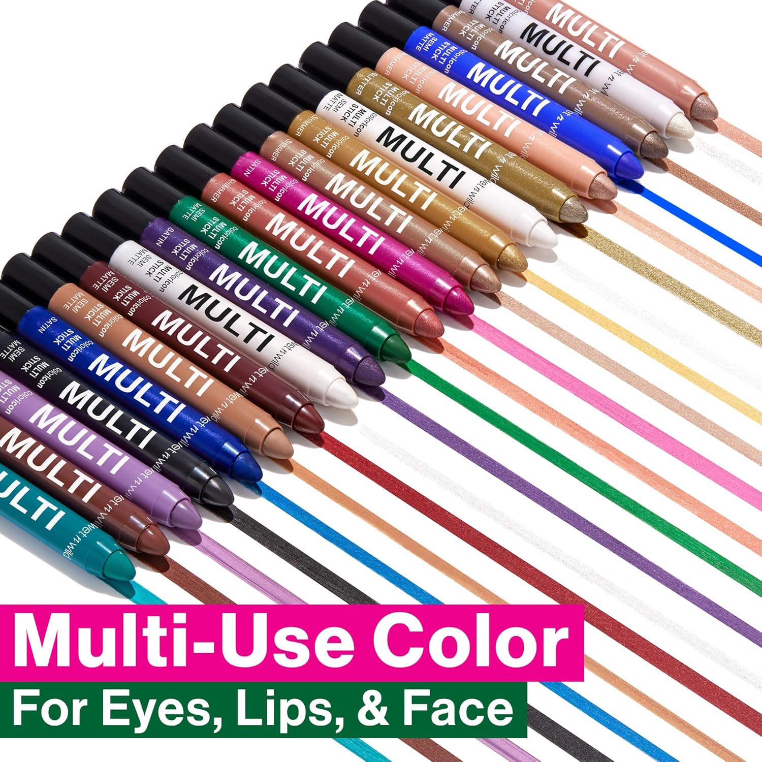 wet n wild Color Icon Cream Eyeliner Eyeshadow Multi-Stick, Moisturizing, Nourishing Velvety Cream-to-Powder Buildable & Blendable Formula, Cruelty-Free & Vegan - Green - Image 2