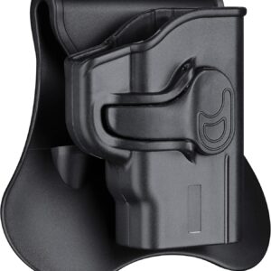 Bodyguard 380 Holsters, OWB Holster for S&W M&P Bodyguard 380 with Integrated Crimson Trace Laser - Index Finger Released | Adjustable Cant | Autolock | Outside Waistband | Lightweight -Right Handed