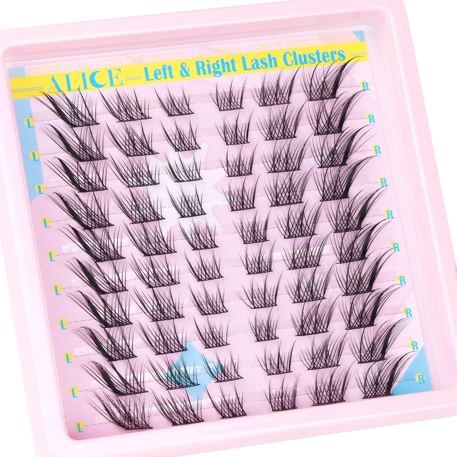 ALICE 3D Natural Cat Eye Lash Clusters for DIY Application Left and Right Eyes - Image 6