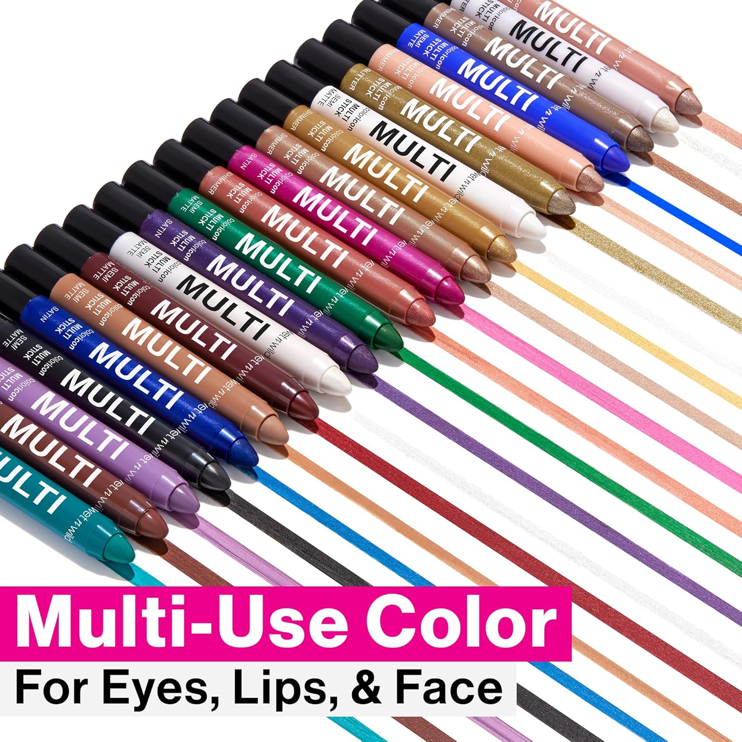 wet n wild Color Icon Cream Eyeliner Eyeshadow Multi-Stick, Moisturizing, Nourishing Velvety Cream-to-Powder Buildable & Blendable Formula, Cruelty-Free & Vegan - White Pearl - Image 2