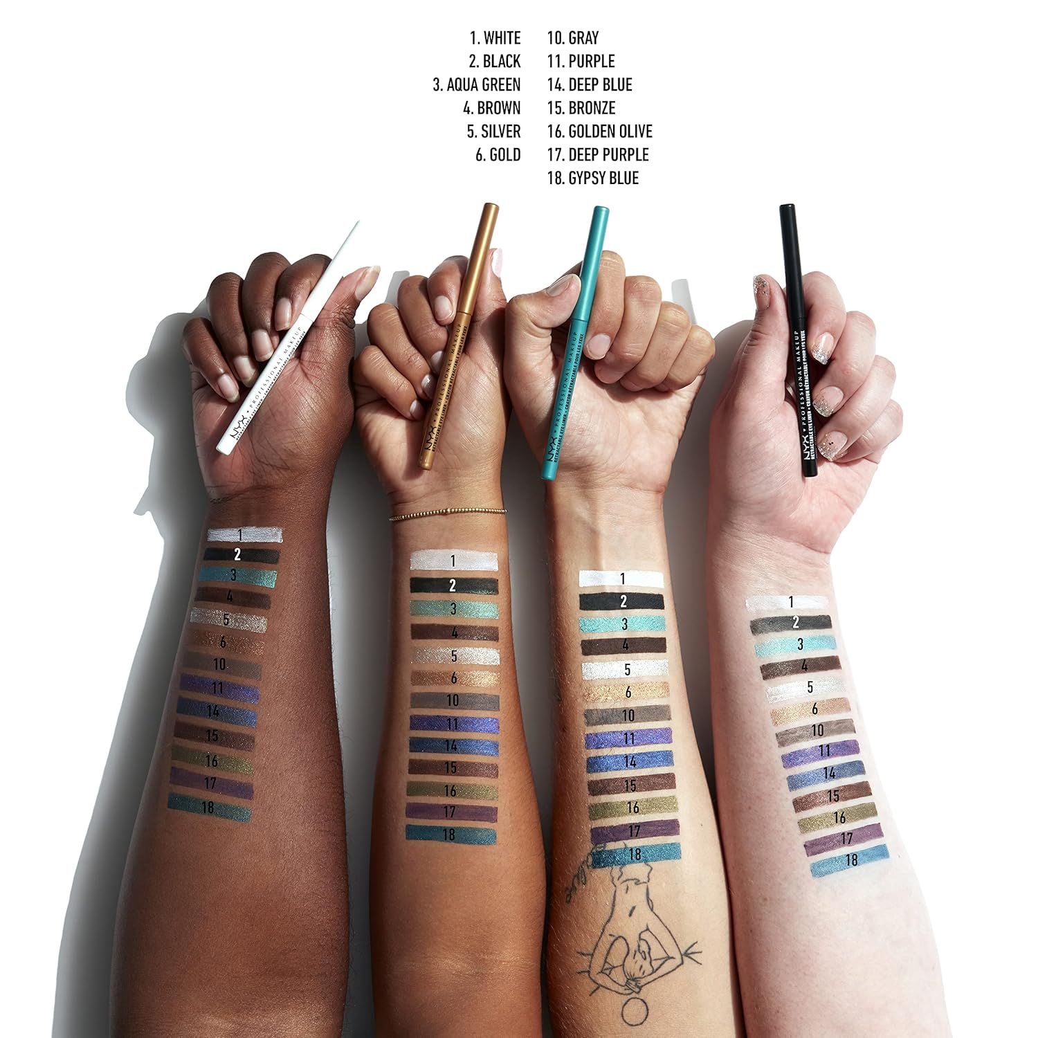 NYX PROFESSIONAL MAKEUP Mechanical Eyeliner Pencil, Gypsy Blue - Image 6