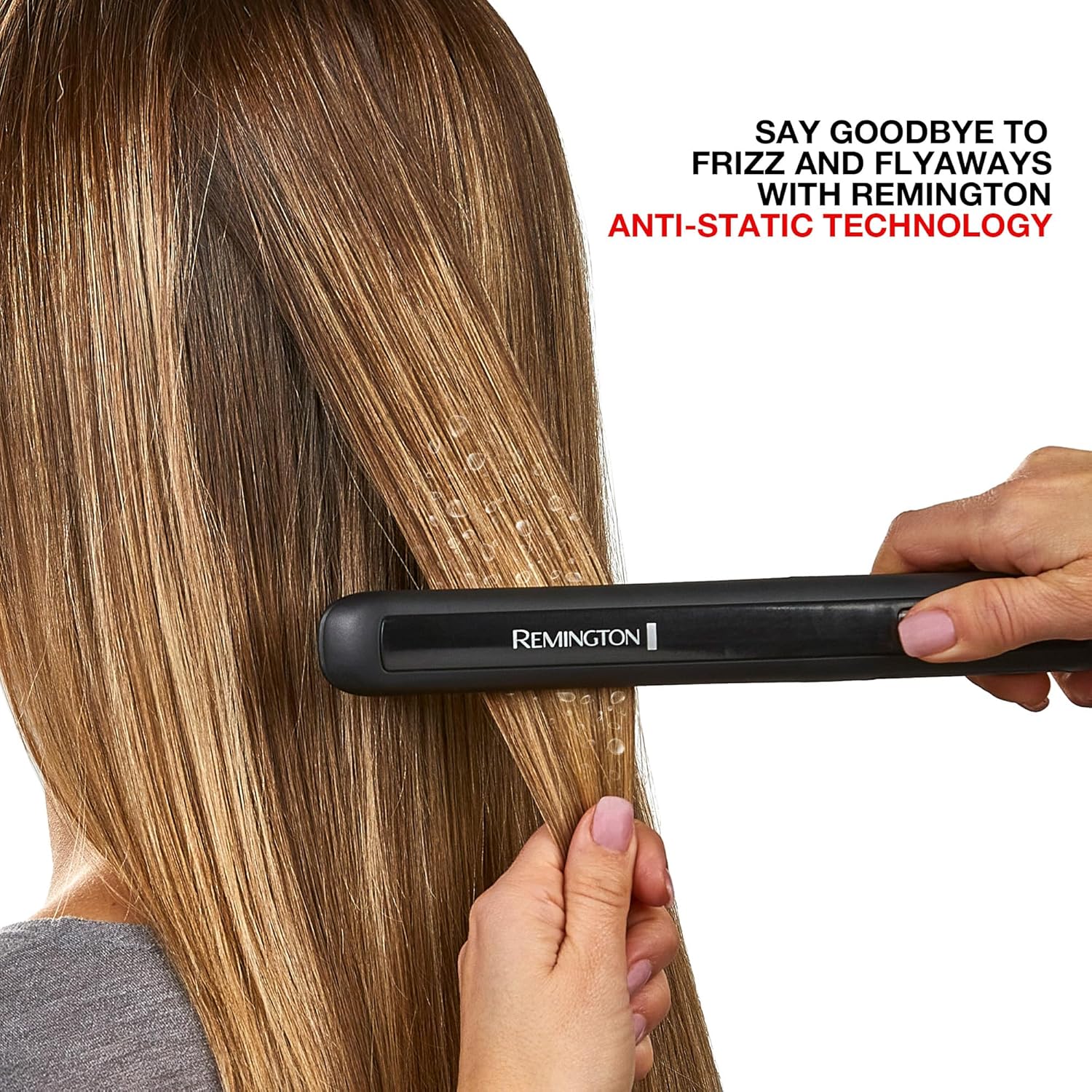 Remington 1" Flat Iron, Hair Straightener with Anti-Static Technology, Rapid 30-Second Heat-Up, 60-Minute Auto Shut-Off, 30% Longer Ceramic Floating Plates, and Titanium-Ceramic Coating - Image 5