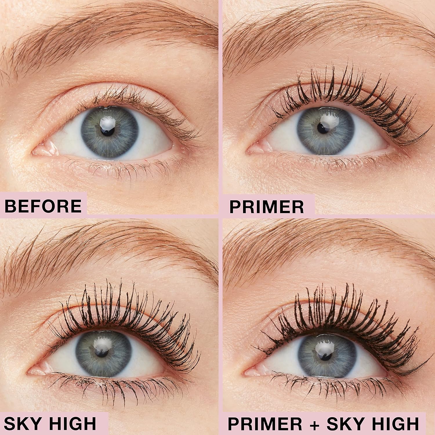 Maybelline Lash Sensational Sky High Serum Infused Lash Primer for Mascara, Lengthening, Thickening, Tinted and Washable Formula, Soft Black, 1 Count - Image 5
