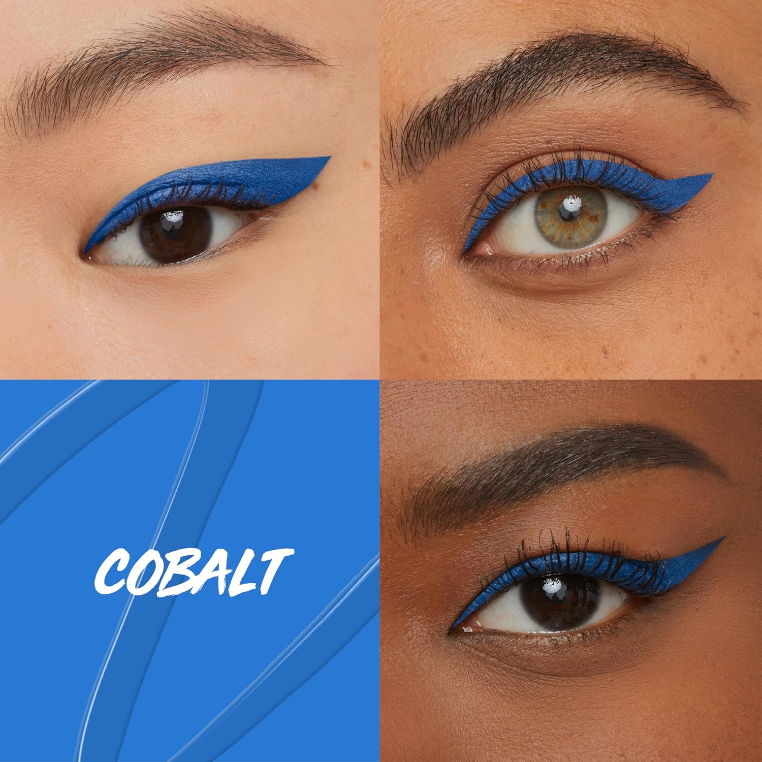 Maybelline Master Precise All Day Liquid Eyeliner, Waterproof Eyeliner Makeup for up to 30HR Wear, Cobalt Blue, 1 Count - Image 3