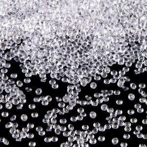 FUTUREPLUSX Fake Diamonds for Crafts, 10000 PCS Mini Clear Diamonds Decoration Acrylic Crystal Confetti Vase Fillers Table Scatter Gems for Wedding Party Home Decor