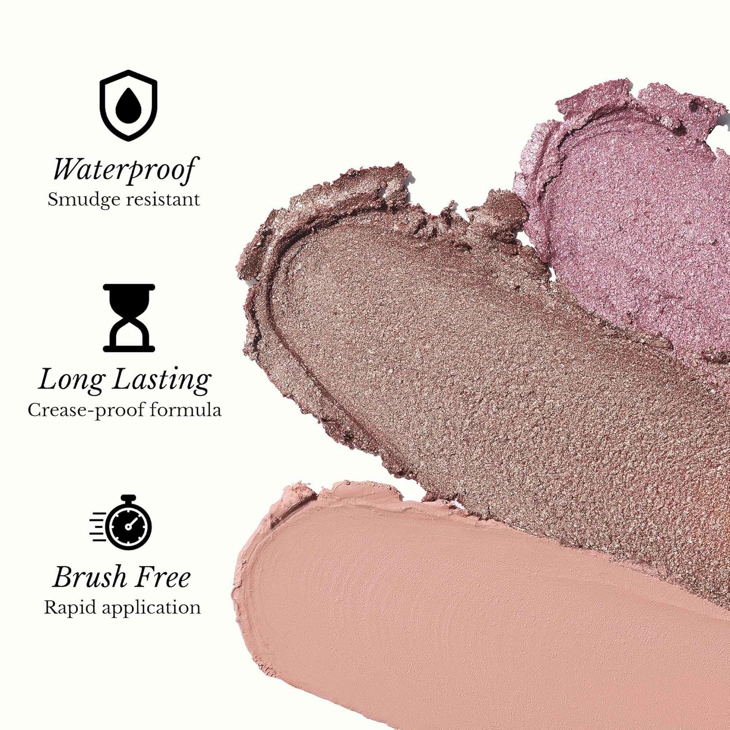 Zev Eyeshadow Stick – ShadeRush 2-in-1 Cream Eyeshadow Stick – Cream-to-Powder Eye Shadow with Built-in Smudger – Shimmer Makeup – Waterproof and Crease-Proof – Satin Shimmer - Image 4