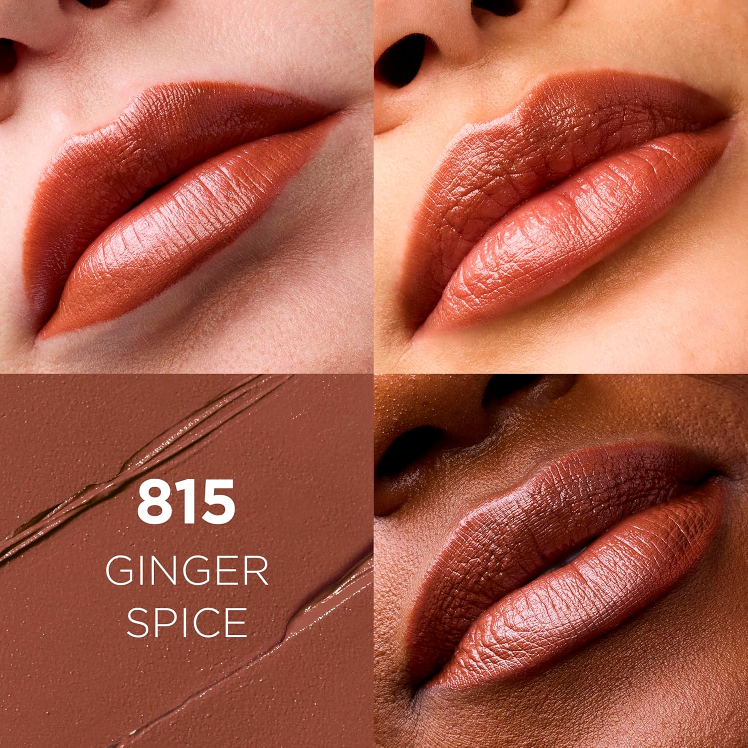 LβOrΓ©al Paris Colour Riche Original Creamy, Hydrating Satin Lipstick with Argan Oil and Vitamin E, Ginger Spice , 1 Count - Image 2