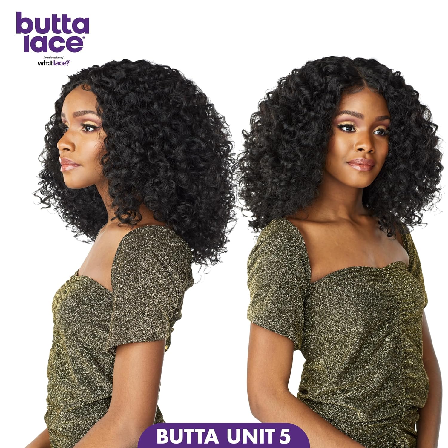 Sensationnel Butta Lace Wigs - Unit 5 Extra Wide 5 Inch Deep Parting Synthetic Preplucked Hairline Glueless Lacefront (1 JETBLACK) - Image 3