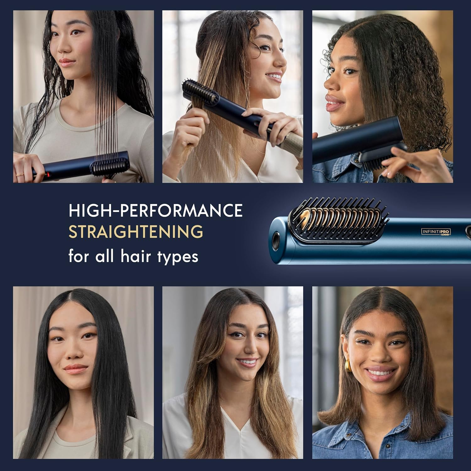 DigitalAIRE Hair Dryer | Drying Wand, Straightener, Styler, All in One | Powerful, Fast Blow Dryer with High Performance Straightening Brush, Volumizing Brush, and Styling Pick - Image 4